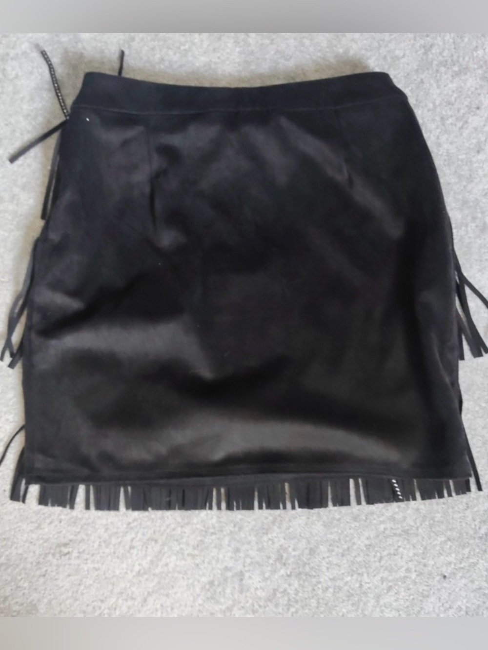 Vero Moda Black Studded Fringe Mini Skirt - Picture 4 of 6